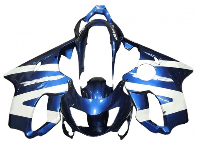 1999-2000 Honda CBR600 F4 Motorcycle Fairings - White Blue Canada for Sale