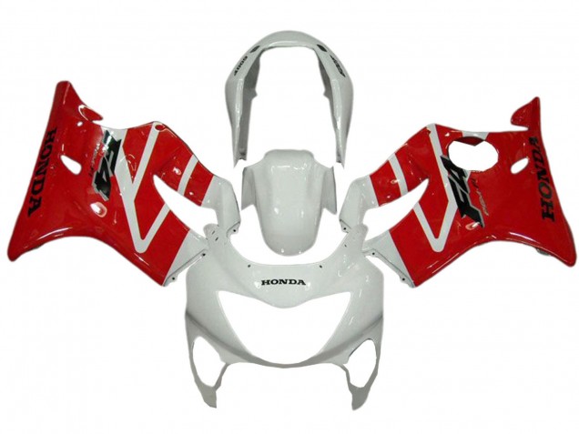 1999-2000 Honda CBR600 F4 Motorcycle Fairings - White Red Canada for Sale