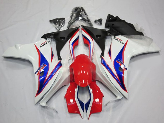 2011-2013 Honda CBR600F Motorcycle Fairings - White Red Blue HRC Canada for Sale