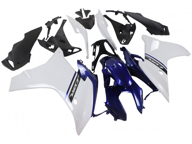2011-2013 Honda CBR600F Motorcycle Fairings - White Blue Canada for Sale