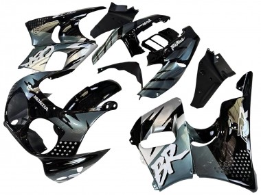 1992-1993 Honda CBR900RR 893 Motorcycle Fairings - Silver Glossy Black Canada for Sale