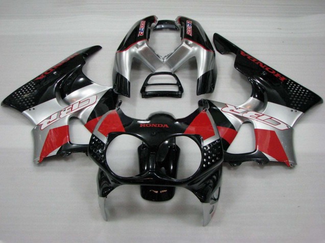 1992-1993 Honda CBR900RR 893 Motorcycle Fairings - Silver Red Glossy Black Canada for Sale