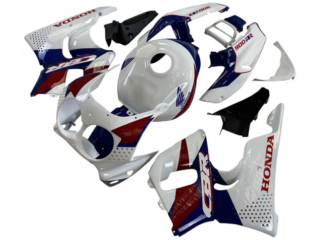 1992-1993 Honda CBR900RR 893 Motorcycle Fairings - White Red Dark Blue Canada for Sale
