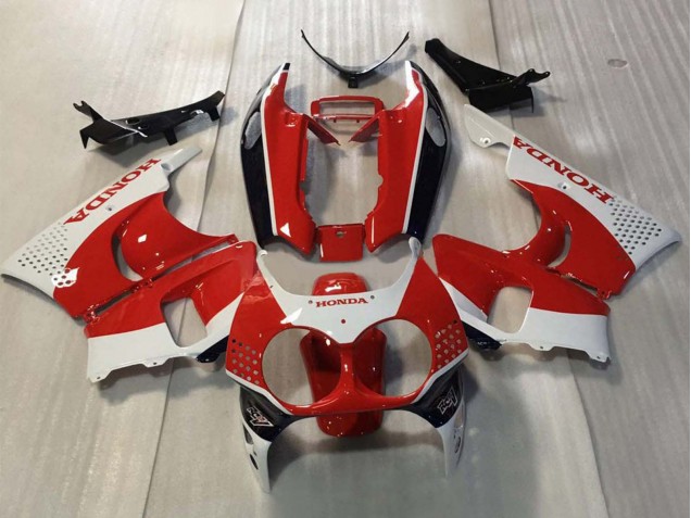 1992-1993 Honda CBR900RR 893 Motorcycle Fairings - White Red Glossy Black Canada for Sale