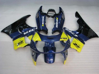 1994-1995 Honda CBR900RR 893 Motorcycle Fairings - Blue Yellow Glossy Black Canada for Sale