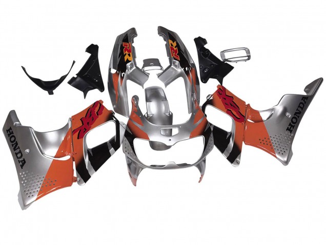 1994-1995 Honda CBR900RR 893 Motorcycle Fairings - Silver Orange Glossy Black Canada for Sale
