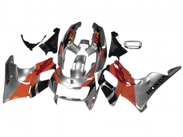 1994-1995 Honda CBR900RR 893 Motorcycle Fairings - Silver Orange Glossy Black Canada for Sale