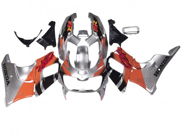1994-1995 Honda CBR900RR 893 Motorcycle Fairings - Silver Orange Glossy Black Canada for Sale