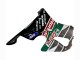1996-1997 Honda CBR900RR 893 Motorcycle Fairings - White Green Grey Glossy Black Castrol Canada for Sale