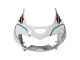 1996-1997 Honda CBR900RR 893 Motorcycle Fairings - White Green Grey Glossy Black Castrol Canada for Sale