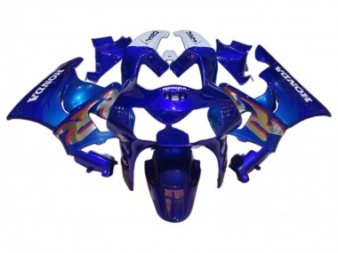 1998-1999 Honda CBR900RR 919 Motorcycle Fairings - White Blue Silver Canada for Sale