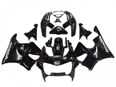 1998-1999 Honda CBR900RR 919 Motorcycle Fairings - Glossy Black White Decals Canada for Sale