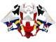 1998-1999 Honda CBR900RR 919 Motorcycle Fairings - White Red Yellow Blue Canada for Sale