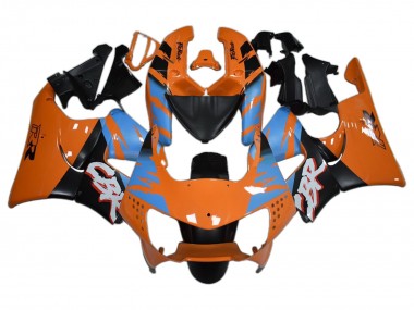 1998-1999 Honda CBR900RR 919 Motorcycle Fairings - Orange Blue Matte Black Canada for Sale