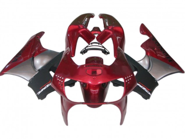 1998-1999 Honda CBR900RR 919 Motorcycle Fairings - Dark Red Black Grey Canada for Sale