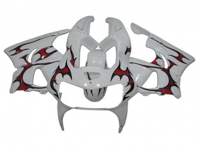 1998-1999 Honda CBR900RR 919 Motorcycle Fairings - White Red Canada for Sale