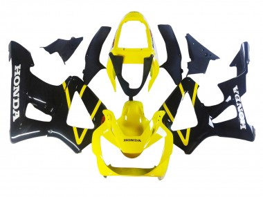 2000-2001 Honda CBR900RR 929 Motorcycle Fairings - Yellow Glossy Black Canada for Sale