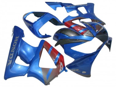2000-2001 Honda CBR900RR 929 Motorcycle Fairings - Blue Red Glossy Black Canada for Sale