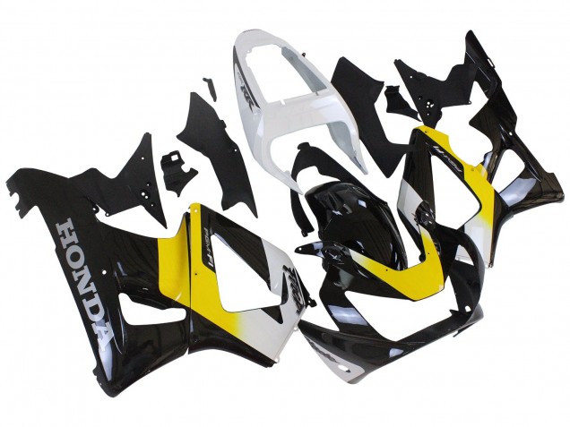 2000-2001 Honda CBR900RR 929 Motorcycle Fairings - White Yellow Glossy Black Canada for Sale