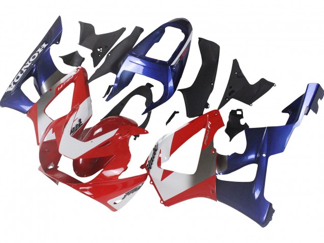 2000-2001 Honda CBR900RR 929 Motorcycle Fairings - Silver Red Blue Canada for Sale