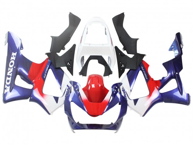 2000-2001 Honda CBR900RR 929 Motorcycle Fairings - White Red Blue Canada for Sale