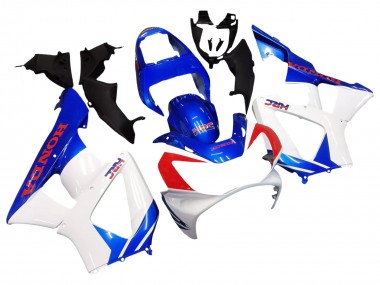 2000-2001 Honda CBR900RR 929 Motorcycle Fairings - White Blue Red HRC Canada for Sale