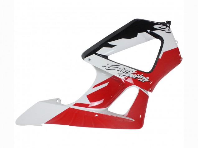 2000-2001 Honda CBR900RR 929 Motorcycle Fairings - White Red Glossy Black Racing Canada for Sale