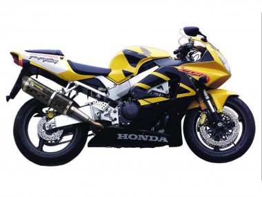 2000-2001 Honda CBR900RR 929 Motorcycle Fairings - Yellow Dark Blue Canada for Sale