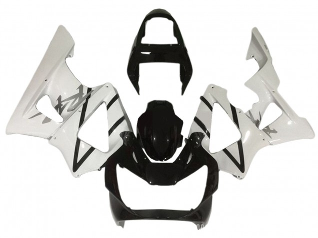 2000-2001 Honda CBR900RR 929 Motorcycle Fairings - White Glossy Black Canada for Sale