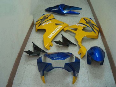 2002-2003 Honda CBR900RR 954 Motorcycle Fairings - Blue Yellow Canada for Sale