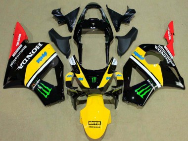 2002-2003 Honda CBR900RR 954 Motorcycle Fairings - Glossy Black Yellow Red Green Monster Canada for Sale