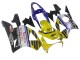 2002-2003 Honda CBR900RR 954 Motorcycle Fairings - Blue Yellow Glossy Black Red Nastro Azzurro 46 Canada for Sale