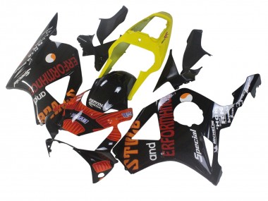 2002-2003 Honda CBR900RR 954 Motorcycle Fairings - Yellow Red Glossy Black Repsol Rossi Canada for Sale