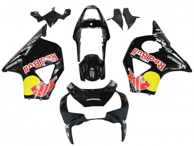 2002-2003 Honda CBR900RR 954 Motorcycle Fairings - Glossy Black Yellow Red Bull Michelin Canada for Sale