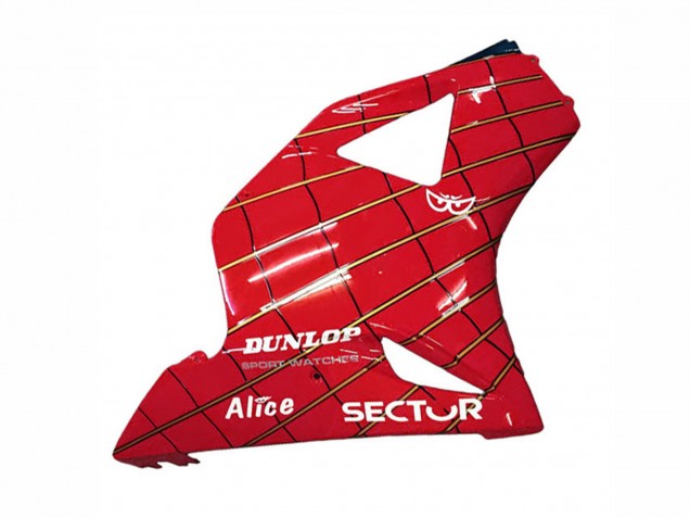 2002-2003 Honda CBR900RR 954 Motorcycle Fairings - Red Dark Blue Dunlop Canada for Sale