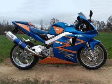 2002-2003 Honda CBR900RR 954 Motorcycle Fairings - Orange Blue Canada for Sale