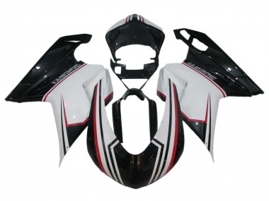 2007-2014 Ducati 848/1098/1198 Bike Fairings - White Red Glossy Black Canada for Sale