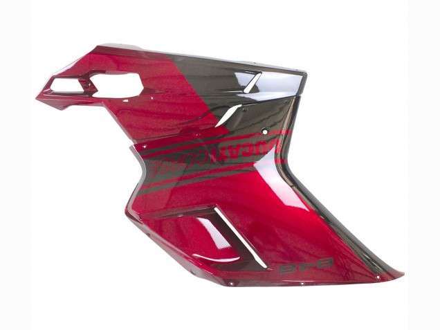 2007-2014 Ducati 848 Motorcycle Fairing - Red Glossy Black Canada for Sale