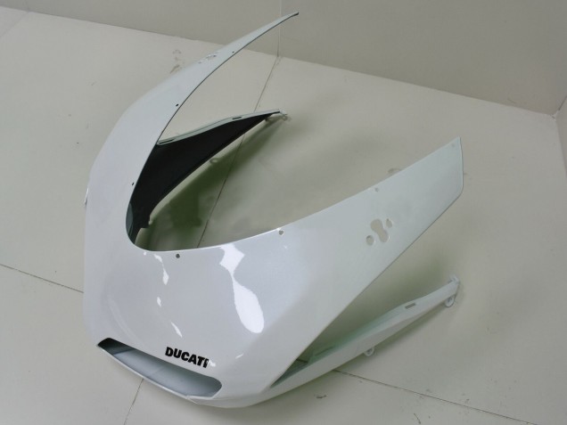 2007-2014 Ducati 848 Motorcycle Fairings - White Matte Black Canada for Sale