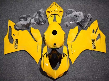 2011-2014 Ducati Panigale 899/1199 Motorcycle Fairings - Glossy Yellow Canada for Sale