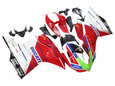 2011-2014 Ducati Panigale 899/1199 Motorcycle Fairings - White Red Green Blue Glossy Black Flex-Box Canada for Sale