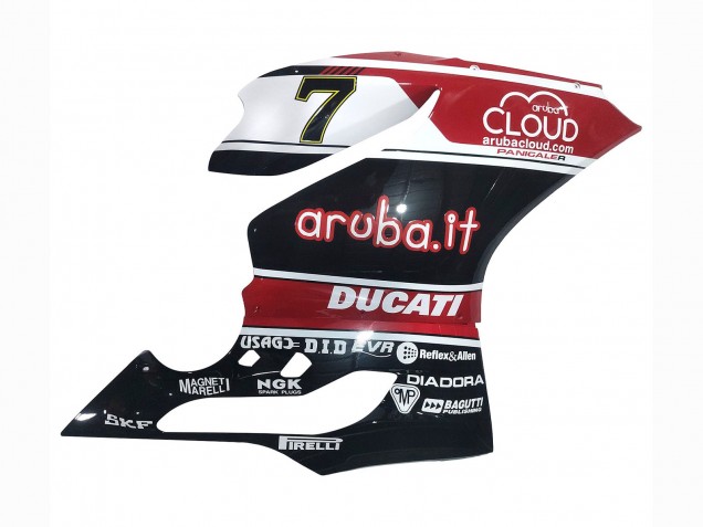 2011-2014 Ducati Panigale 899/1199 Motorcycle Fairings - White Red Glossy Black Aruba.it 7 Canada for Sale