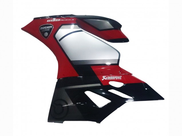 2011-2014 Ducati 1199 Motorcycle Fairings - Red Silver Black Canada for Sale