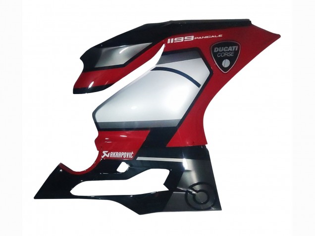 2011-2014 Ducati 1199 Motorcycle Fairings - Red Silver Black Canada for Sale
