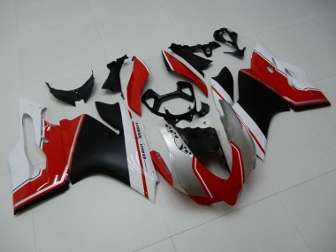 2011-2014 Ducati 1199 Motorcycle Fairings - White Red Matte Black Canada for Sale