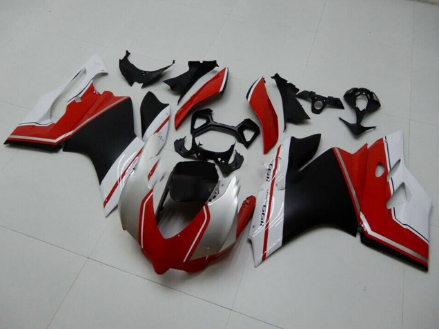 2011-2014 Ducati 1199 Motorcycle Fairings - White Red Matte Black Canada for Sale