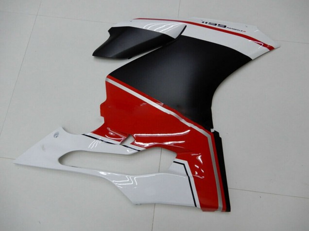 2011-2014 Ducati 1199 Motorcycle Fairings - White Red Matte Black Canada for Sale