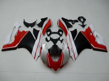 2011-2014 Ducati 1199 Motorcycle Fairings - White Red Matte Black Canada for Sale
