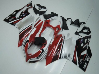 2011-2014 Ducati Panigale 899 Motorcycle Fairing - White Red Glossy Black Canada for Sale