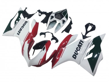 2011-2014 Ducati Panigale 899 Motorcycle Fairings - White Red Glossy Black Canada for Sale